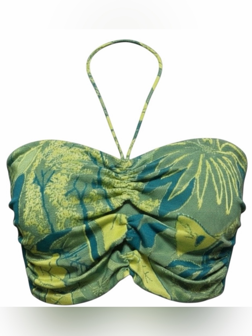 Zara Jacquard Halter Top